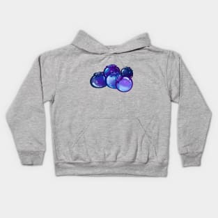 Blueberries Kids Hoodie